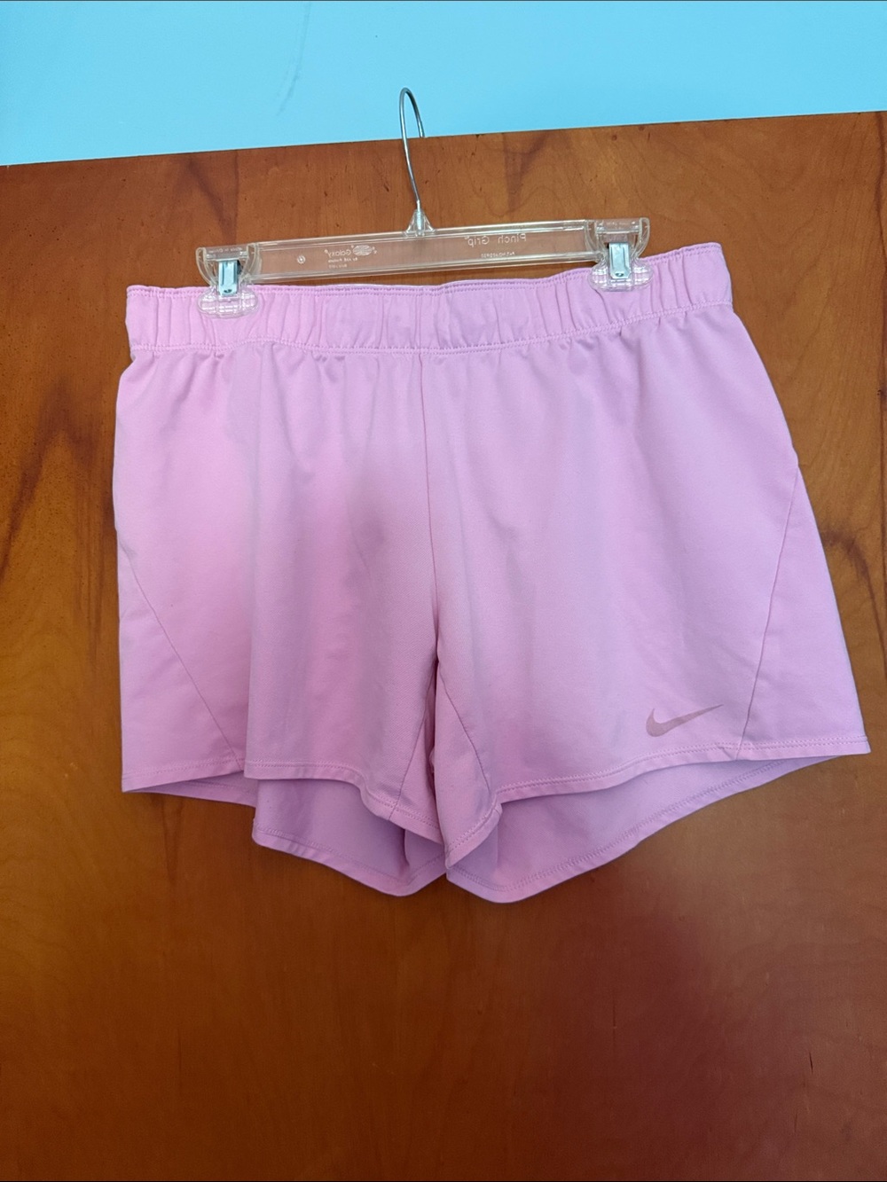 Nike Women's Light Pink Dri-FIT Athletic Shorts